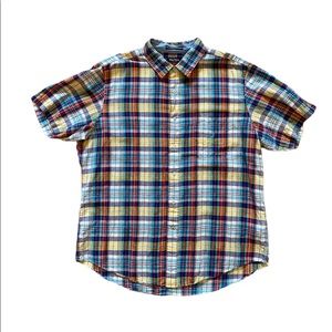 Nautica Plaid Button Down Men’s Shirt